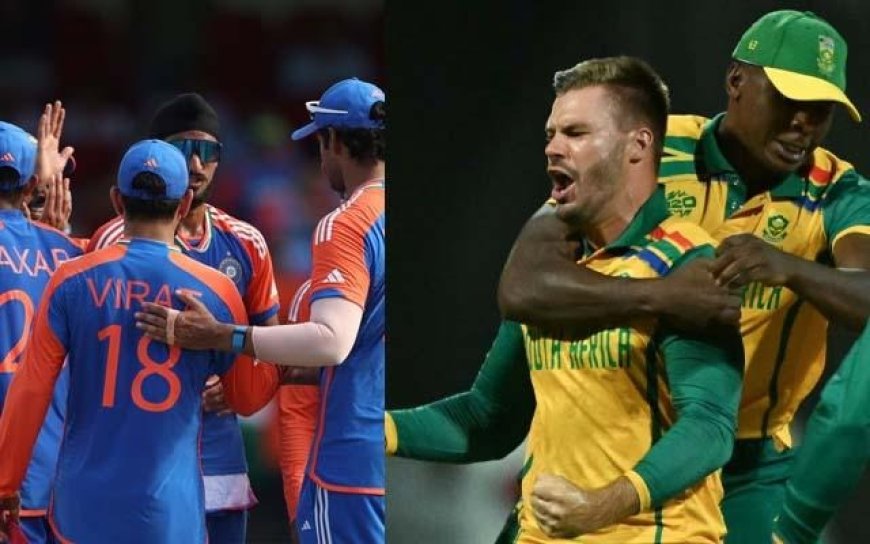 टी-२० विश्वविजेते पदासाठी भारत आणि द. आफ्रिका आज भिडणार