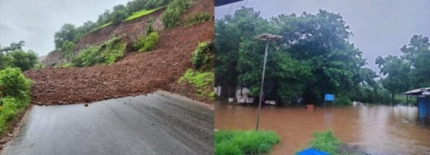 रत्नागिरी जिल्ह्यात मुसळ'धार'; अनेक ठिकाणी पुरस्थिती, जनजीवन विस्कळीत