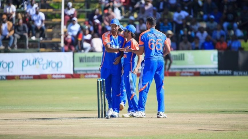 IND vs ZIM : टीम इंडियाच्या युवा ब्रिगेडसमोर झिम्बाब्वेची धूळदाण, भारताचा 23 धावांनी विजय, मालिकेत 2-1 आघाडी