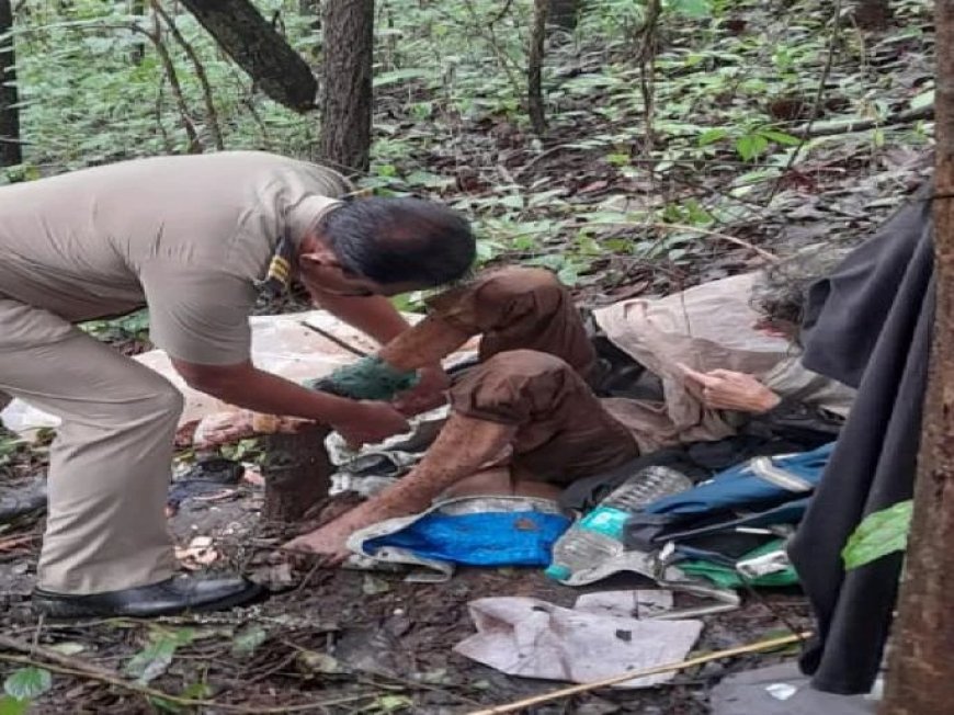 विदेशी महिलेला सिंधुदुर्गातील घनदाट जंगलात साखळदंडाने बांधून ठेवले