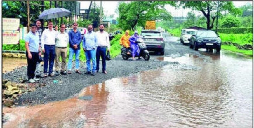 चिपळूण : लोटे एमआयडीसीतील अंतर्गत रस्त्यांची डागडुजी सुरू