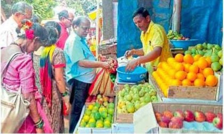 बाप्पाच्या प्रसादासह फळांचे दरही वधारले..