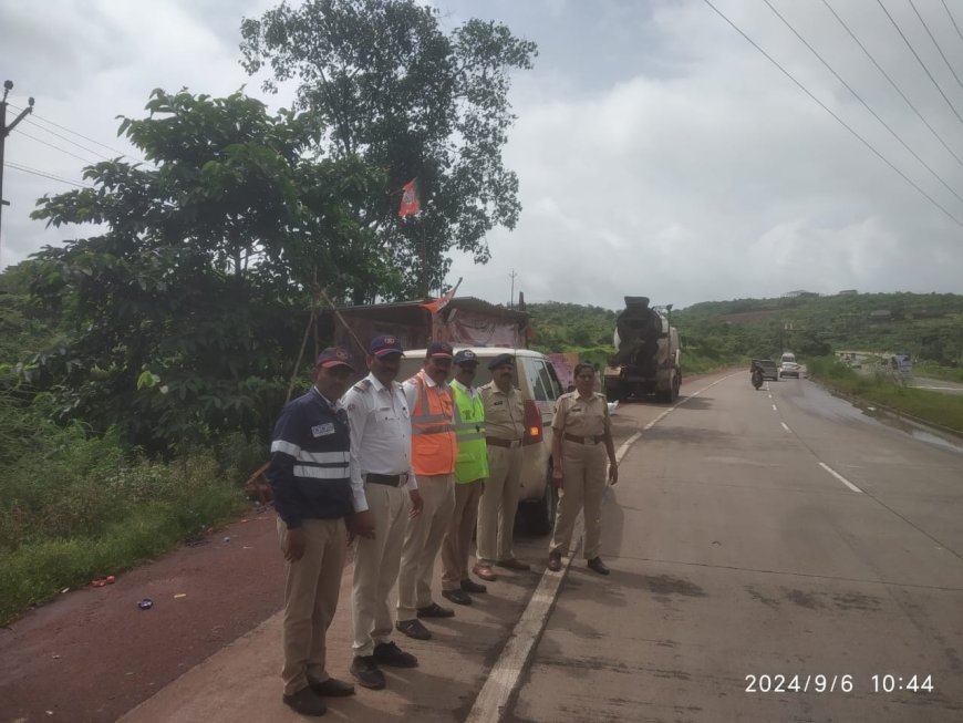 Ratnagiri : महामार्ग वाहतुक पोलिसांचे चाकरमान्यांसाठी चोख नियोजन