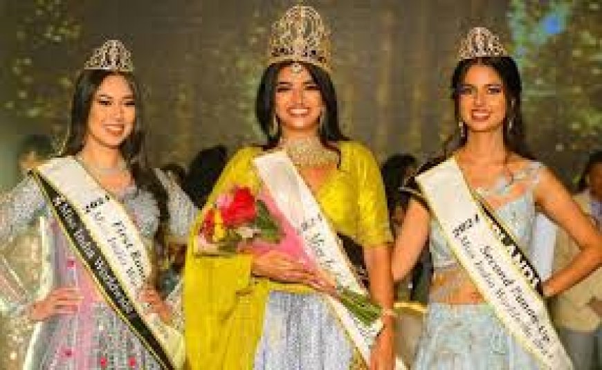 Miss India 2024 :   धुव्री पटेलनं  जिंकला मिस इंडिया वर्ल्डवाइड 2024  खिताब