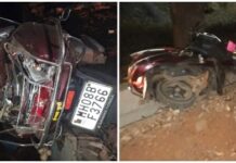 दापोली-खेड मार्गावर भीषण अपघात; ३४ वर्षीय तरुणाचा मृत्यू, एक गंभीर