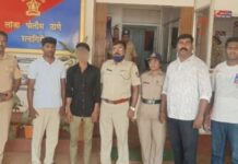 गोव्यात अपघात करून मुंबईला पळणारा कंटेनर चालक लांजा पोलिसांनी फिल्मी स्टाईलने पकडला