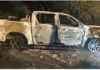 Talwade Phata Fire Incident: लांजा–देवरुख मार्गावरील तळवडे फाट्याजवळ धावत्या कारला आग; टोयोटा कार जळून खाक