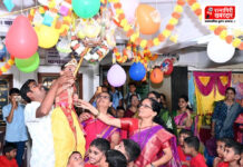 आनंदीबाई अभ्यंकर बालविद्यामंदिरमध्ये दहीहंडी
