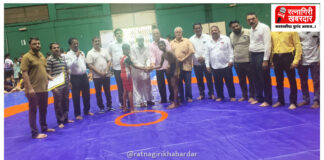 रत्नागिरी तालुका शालेय कुस्ती स्पर्धेला उत्स्फूर्त प्रतिसाद; १२० मल्ल आखाड्यात