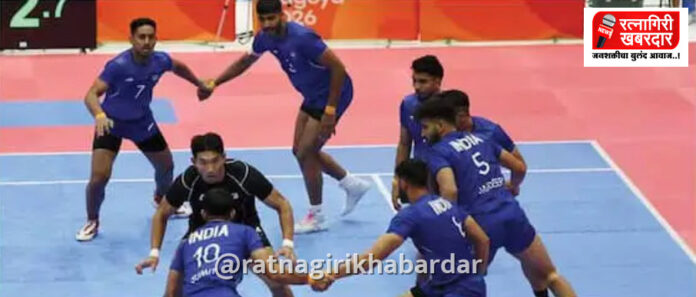 Asian Games 2026 Kabaddi : आशियाई क्रीडा स्पर्धेत भारताचा दबदबा; कबड्डीत भारतानं दुसरं सुवर्णपदक मिळवलं Asian Games 2026 Kabaddi : आशियाई क्रीडा स्पर्धेत भारताचा दबदबा; कबड्डीत भारतानं दुसरं सुवर्णपदक मिळवलं