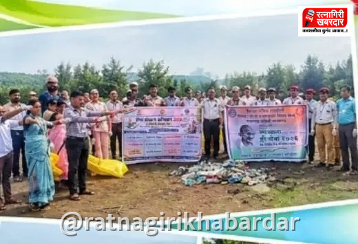 Mandangad Beach Cleanliness Campaign: वेळास समुद्रकिनारी 'सेवा संकल्प अभियाना'अंतर्गत स्वच्छता; ५०० किलो कचऱ्याचे संकलन Mandangad Beach Cleanliness Campaign: वेळास समुद्रकिनारी 'सेवा संकल्प अभियाना'अंतर्गत स्वच्छता; ५०० किलो कचऱ्याचे संकलन