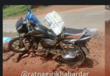Ratnagiri Bike Accident: पाली येथे भरधाव मोटारीच्या धडकेत दुचाकीस्वाराचा मृत्यू, पत्नी गंभीर