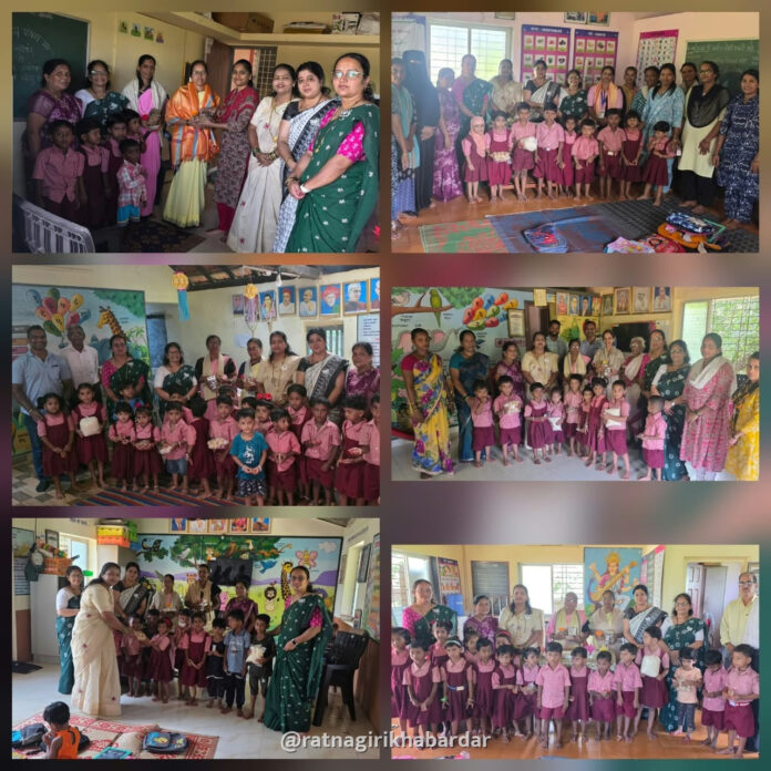 Ratnagiri Seva Pandharwada: मिरजोळा येथे अंगणवाडी सेविका व मदतनीसांचा सन्मान; भाजपच्या 'सेवा पंधरवड्या'ला उत्साहात सुरुवात Ratnagiri Seva Pandharwada: मिरजोळा येथे अंगणवाडी सेविका व मदतनीसांचा सन्मान; भाजपच्या 'सेवा पंधरवड्या'ला उत्साहात सुरुवात
