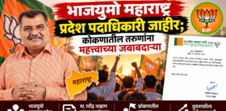 भाजयुमो महाराष्ट्र प्रदेश पदाधिकारी जाहीर; कोकणातील तरुणांना महत्त्वाच्या जबाबदाऱ्या