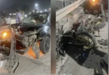 Car Bike Accident Mahad Dapoli: मुंबई-गोवा महामार्गावर कार आणि दुचाकीच्या भीषण अपघातात दापोलीचा तरुण जागीच ठार Car Bike Accident Mahad Dapoli: मुंबई-गोवा महामार्गावर कार आणि दुचाकीच्या भीषण अपघातात दापोलीचा तरुण जागीच ठार