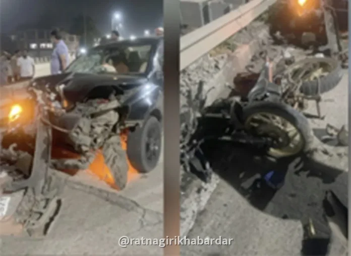 Car Bike Accident Mahad Dapoli: मुंबई-गोवा महामार्गावर कार आणि दुचाकीच्या भीषण अपघातात दापोलीचा तरुण जागीच ठार