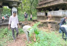 Chhava Pratishthan Shiv Mandir Cleanliness Drive: संगमेश्वर कसब्यातील प्राचीन शिवमंदिर परिसरात 'छावा प्रतिष्ठान'तर्फे भव्य स्वच्छता मोहीम