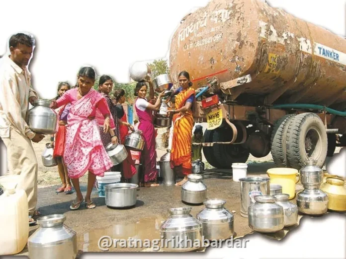 Chiplun Water Scarcity: चिपळूण तालुक्यात ऑक्टोबरमध्येच टँकरची मागणी; आगामी उन्हाळ्यात तीव्र पाणीटंचाईचे सावट