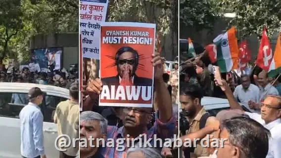 Delhi SIR Protest: दिल्लीतील बंगला साहिब गुरुद्वाराजवळ 'एसआयआर' विरोधात निदर्शने; पोलिसांकडून वाहतूक मार्ग बदलाचे निर्देश Delhi SIR Protest: दिल्लीतील बंगला साहिब गुरुद्वाराजवळ 'एसआयआर' विरोधात निदर्शने; पोलिसांकडून वाहतूक मार्ग बदलाचे निर्देश
