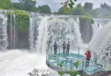 Deorukh Ozar Waterfall Tourism Project: देवरूखात उभारणार 'मिनी नायगारा'; ओझर धबधब्यावर ७.८० कोटींचा 'ग्लास स्कायवॉक' आणि पर्यटन प्रकल्प प्रस्तावित