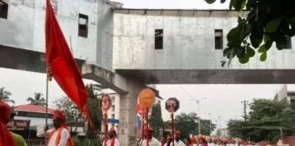Durga Mata Daud Ratnagiri: रत्नागिरीत श्री दुर्गामाता दौडीला उत्साहात प्रारंभ; मारुती मंदिर येथून ध्वजपूजनाने शुभारंभ