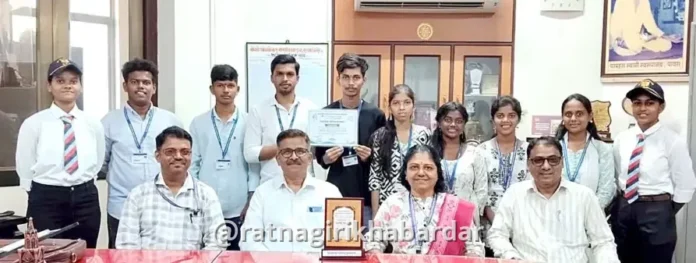 गोगटे जोगळेकर महाविद्यालयाच्या राष्ट्रीय सेवा योजना विभागाला 'जलगौरव पुरस्कार' प्रदान