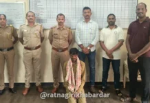 राजापूर पोलिसांची धडक कारवाई: कोंडये ब्रिज गुन्ह्यातील मुख्य फरार आरोपी गणेश मोरे ३ वर्षांनंतर सोलापूरमधून जेरबंद