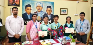 रोटरी क्लब आयोजित 'कचऱ्यातून कलाकृती' स्पर्धेत पटवर्धन हायस्कूलला द्वितीय क्रमांक
