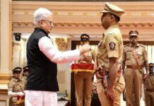 Suresh Kadam Rashtrapati Police Padak: लांजाचे पोलीस उपअधीक्षक सुरेश कदम यांना राज्यपालांच्या हस्ते ‘राष्ट्रपती पोलीस पदक’ प्रदान