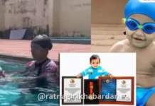 Irish Chakraborty Record: रत्नागिरीच्या चिमुकल्या आयरिश चक्रवर्तीची सुवर्णभरारी; १०० मीटर जलतरण पूर्ण करत रचला जागतिक विक्रम