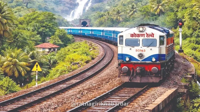 Konkan Railway Profit: कोकण रेल्वेचा आर्थिक चौकार! २०२५-२६ मध्ये मिळवला १९९.६३ कोटींचा निव्वळ नफा; नवी मुंबईत ३७ वा वर्धापन दिन उत्साहात साजरा Konkan Railway Profit: कोकण रेल्वेचा आर्थिक चौकार! २०२५-२६ मध्ये मिळवला १९९.६३ कोटींचा निव्वळ नफा; नवी मुंबईत ३७ वा वर्धापन दिन उत्साहात साजरा