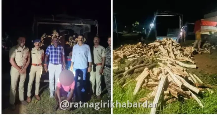Mandangad Khair Wood Seizure News: मंडणगडात वनविभागाची धडक कारवाई; बेकायदेशीर खैराच्या लाकडासह वाहन जप्त Mandangad Khair Wood Seizure News: मंडणगडात वनविभागाची धडक कारवाई; बेकायदेशीर खैराच्या लाकडासह वाहन जप्त