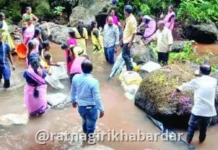 Nakhare Water Conservation Campaign: नाखरेत 'पाणी अडवा, पाणी जिरवा' मोहिमेला अभूतपूर्व प्रतिसाद: श्रमदानातून १२ बंधारे पूर्ण