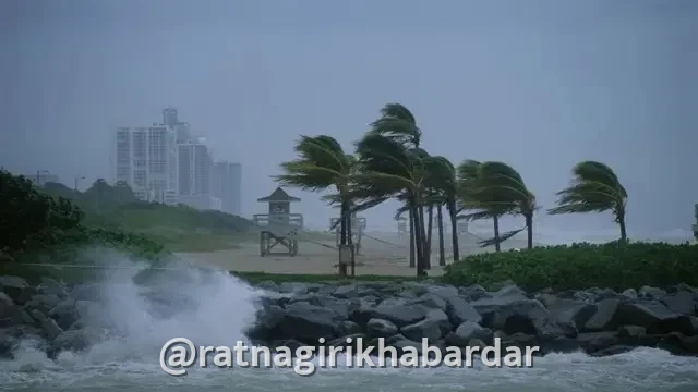 Ratnagiri Cyclone Alert: अरबी समुद्रात कमी दाबाचे क्षेत्र तीव्र, २६ ऑक्टोबरला रत्नागिरीच्या समुद्रात भयंकर वादळाची शक्यता Ratnagiri Cyclone Alert: अरबी समुद्रात कमी दाबाचे क्षेत्र तीव्र, २६ ऑक्टोबरला रत्नागिरीच्या समुद्रात भयंकर वादळाची शक्यता