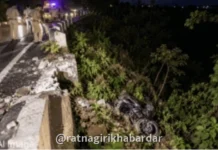 Ratnagiri Kasari Chaperi Bike Accident: कासारी-चाफेरी मार्गावर भीषण अपघात; एका तरुणाचा मृत्यू, दोघे गंभीर Ratnagiri Kasari Chaperi Bike Accident: कासारी-चाफेरी मार्गावर भीषण अपघात; एका तरुणाचा मृत्यू, दोघे गंभीर