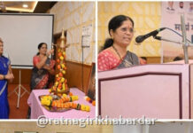 Ratnagiri Majha Gaav Workshop: रत्नागिरीत ‘माझं गाव, आरोग्यसंपन्न गाव’ अभियानाची जिल्हास्तरीय कार्यशाळा उत्साहात; निरोगी समाजासाठी समन्वयाचा निर्धार Ratnagiri Majha Gaav Workshop: रत्नागिरीत 'माझं गाव, आरोग्यसंपन्न गाव' अभियानाची जिल्हास्तरीय कार्यशाळा उत्साहात; निरोगी समाजासाठी समन्वयाचा निर्धार