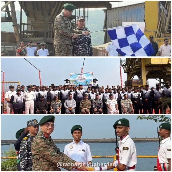 Ratnagiri MENU 27 NCC Sailing Expedition: रत्नागिरीत ‘मेन्यू २७’ खुल्या समुद्रातील नौकानयन मोहिमेचा दिमाखात शुभारंभ Ratnagiri MENU 27 NCC Sailing Expedition: रत्नागिरीत ‘मेन्यू २७’ खुल्या समुद्रातील नौकानयन मोहिमेचा दिमाखात शुभारंभ
