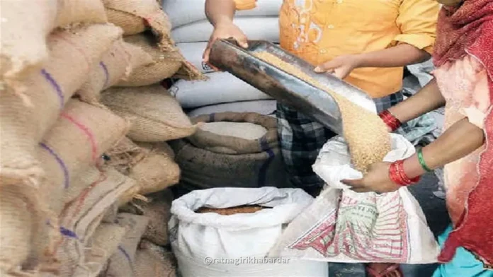 Ratnagiri Priority Household Foodgrain Quota: रत्नागिरी जिल्ह्यातील प्राधान्य कुटुंब योजनेसाठी नोव्हेंबरचा अन्नधान्य कोटा मंजूर Ratnagiri Priority Household Foodgrain Quota: रत्नागिरी जिल्ह्यातील प्राधान्य कुटुंब योजनेसाठी नोव्हेंबरचा अन्नधान्य कोटा मंजूर
