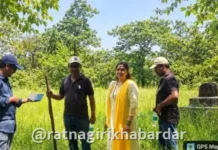 Sangameshwar News: डिजिटल पीक पाहणी मोहिमेत संगमेश्वर तालुक्यातील मुरादपूर गावाने पटकावला प्रथम क्रमांक; १०० टक्के सर्वेक्षण पूर्ण Sangameshwar News: डिजिटल पीक पाहणी मोहिमेत संगमेश्वर तालुक्यातील मुरादपूर गावाने पटकावला प्रथम क्रमांक; १०० टक्के सर्वेक्षण पूर्ण