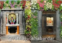Vitthal Mandir Dasara 2026: श्री विठ्ठल रुक्मिणी मंदिरात विजयादशमीनिमित्त आकर्षक पुष्प सजावट Vitthal Mandir Dasara 2026: श्री विठ्ठल रुक्मिणी मंदिरात विजयादशमीनिमित्त आकर्षक पुष्प सजावट