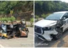 Watul Rajapur Accident: वाटूळ उतारावर भीषण अपघात: इनोव्हा कारने रिक्षाला मागून उडवले; २ लहान मुलांसह ५ जण गंभीर जखमी